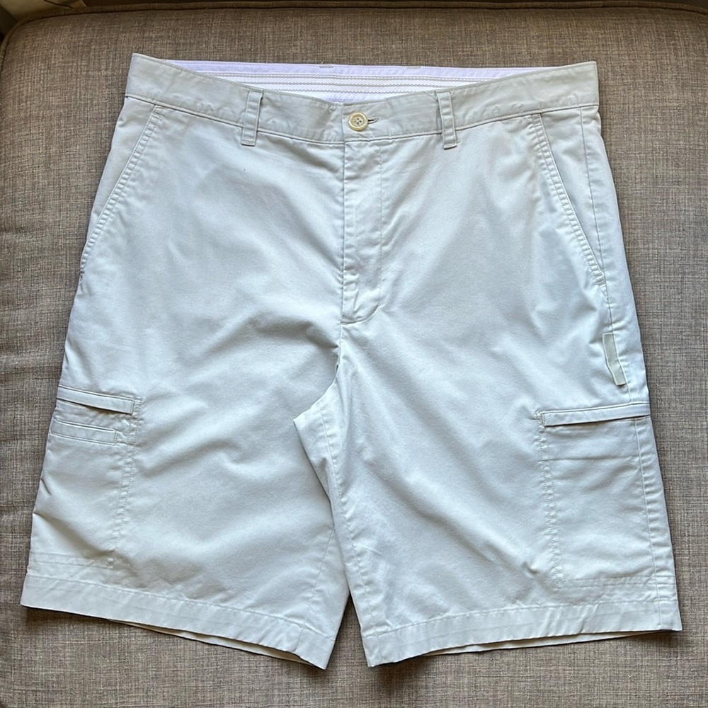 Golf Shorts by Greg Norman for Tasso Elba 5 Iron Neutral 34